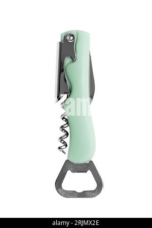 Multipurpose of kitchen. Bottle opener and corkscrew. Stock Photo