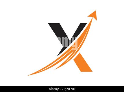 Finance Logo With XLetter Concept. Financial or success logo concept. Logo for accounting business and company identity Stock Vector