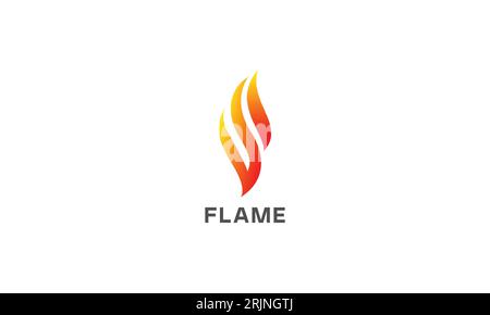 Fire flame Logo design luxury vector template Stock Vector