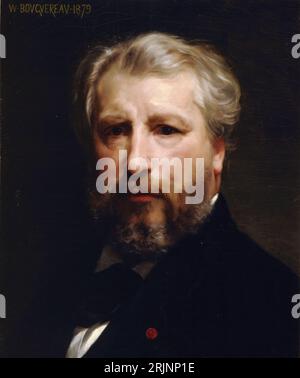 William-Adolphe Bouguereau (1825-1905), Self Portrait painting, 1879 Stock Photo