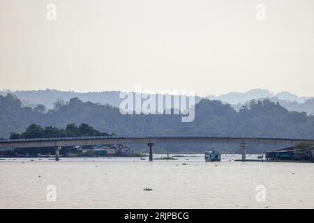 Rangamati is the administrative headquarter and town of Rangamati Hill District in the Chittagong Hill Tracts of Bangladesh. Stock Photo