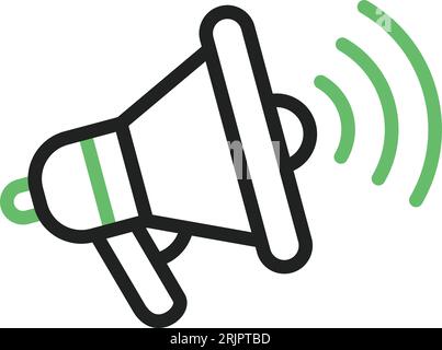 Announcement Icon image. Suitable for mobile application. Stock Vector