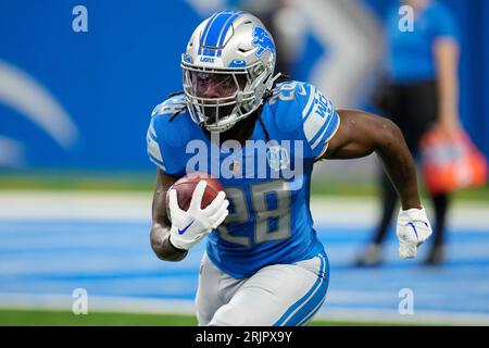 Detroit Lions waive RB Jermar Jefferson, sign 13 to practice squad