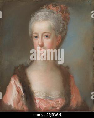 Sofia Albertina (1753-1829), prinsessa av Sverige by Gustaf Lundberg Stock Photo