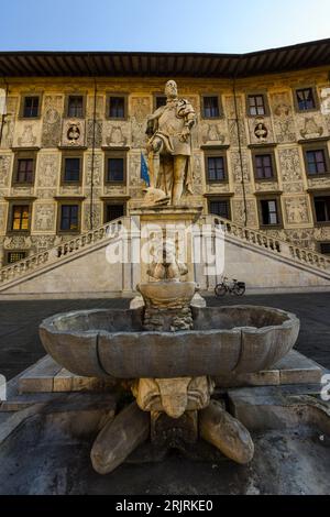 Facade of Knight's Square, or Palazzo della Carovana Stock Photo - Alamy