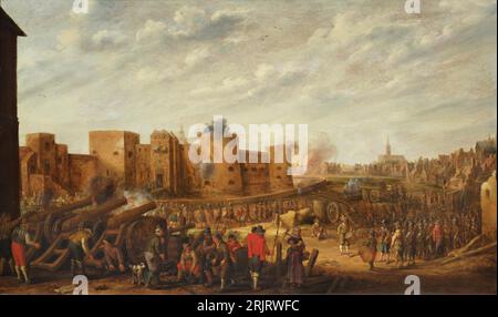 The siege of the castle Vredenburg in Utrecht in 1577 1646 by Joost Cornelisz Droochsloot Stock Photo