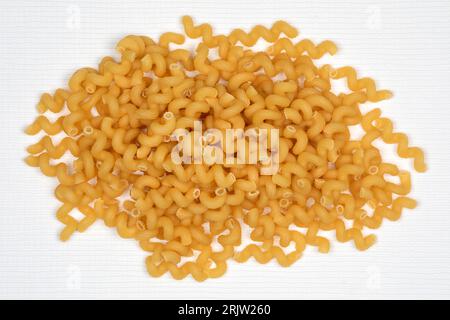 Close up of an Italian Pasta - Spirali Pasta Stock Photo