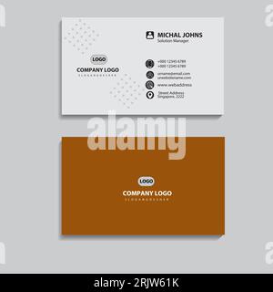 Business card set creative and clean business card template Stock Vector