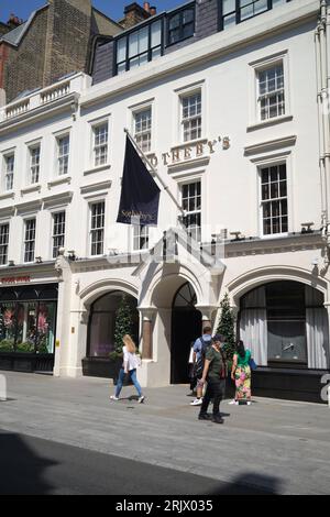 Sothebys New Bond Street London England UK Stock Photo