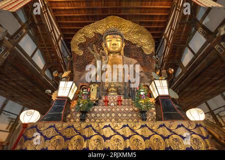 GIFU, JAPAN - JULY 7, 2023: The Gifu Great Buddha located in Shōhō-ji Temple. Stock Photo