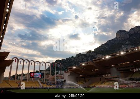 General View of Louis II Stadium during Ligue 1 McDonald's match ...