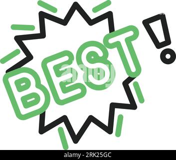 Best Icon image. Suitable for mobile application. Stock Vector
