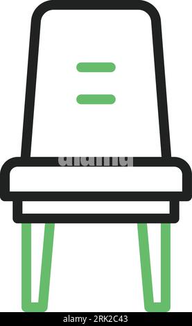 Chair Icon image. Suitable for mobile application. Stock Vector
