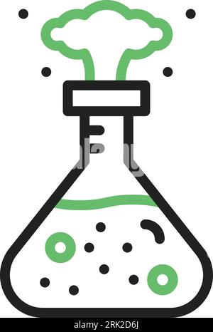 Chemical Reaction Icon image. Suitable for mobile application. Stock Vector
