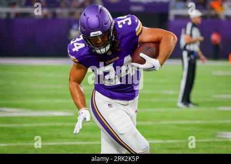 Minnesota Vikings tight end Nick Muse (34) in action against the