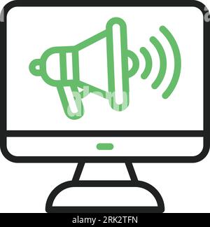 Digital Marketing Icon image. Suitable for mobile application. Stock Vector