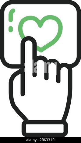 Favorite Icon image. Suitable for mobile application. Stock Vector