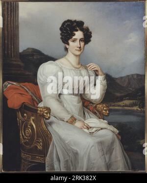 Fredrika Dorotea Vilhelmina, 1781 - 1826, Drottning av Sverige 1826 by Joseph Karl Stieler Stock Photo