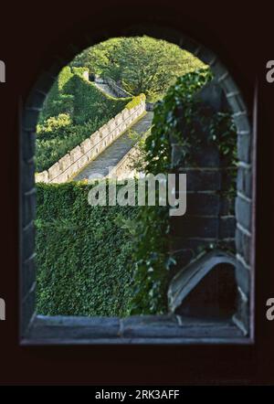 Dandong. 23rd Aug, 2023. This photo taken on Aug. 23, 2023 shows the scenery of Hushan section of the Great Wall in Dandong City, northeast China's Liaoning Province. Credit: Lu Zhe/Xinhua/Alamy Live News Stock Photo