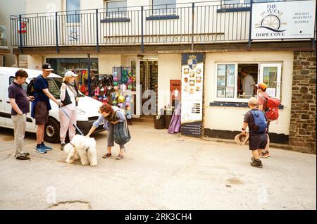 Post office and store at Hope Cove, South Devon, England, United Kingdom. Stock Photo