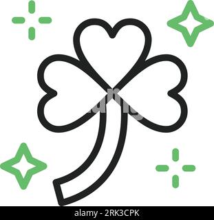 Irish Icon image. Suitable for mobile application. Stock Vector