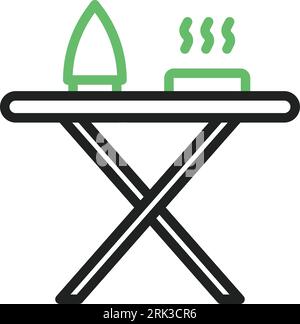 Ironing Board Icon image. Suitable for mobile application. Stock Vector