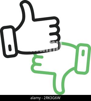 Like dislike Icon image. Suitable for mobile application. Stock Vector