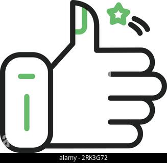 Like Icon image. Suitable for mobile application. Stock Vector