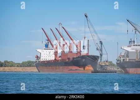 Ships at Bunbury Port, Western Australia. Stock Photo