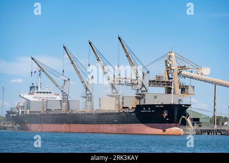 Ships at Bunbury Port, Western Australia. Stock Photo