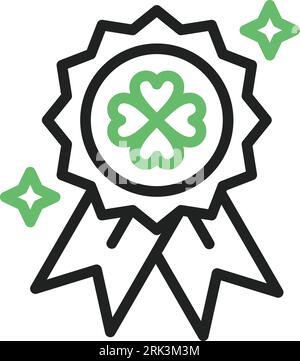 Medal Icon image. Suitable for mobile application. Stock Vector