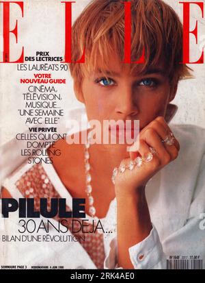 ELLE French edition January 1973 Elle cover 1973 Elle France front page Elle  first page Elle magazine for women Stock Photo - Alamy