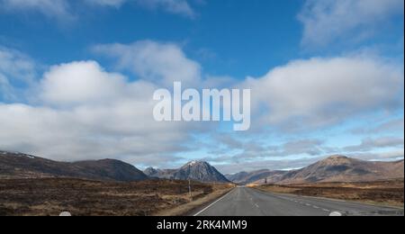 Scottish landscapes from the road Stock Photo
