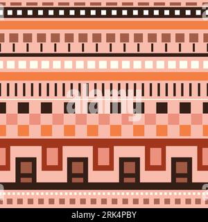 Rectangle memphis seamless pattern. Stock Vector