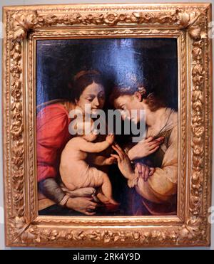 The Mystic Marriage of St. Catherine by Giovanni Battista Buoncuore ...