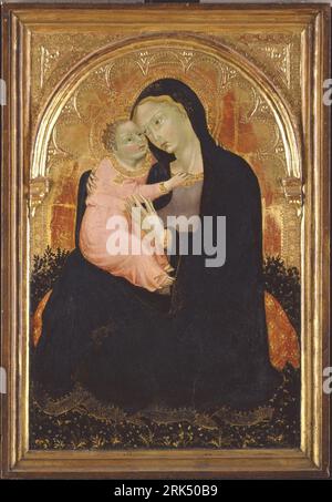 Madonna and Child between 1420 and 1429 by Andrea di Bartolo Stock Photo