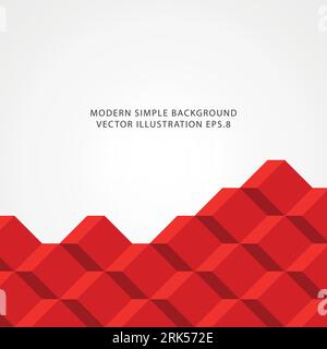 Abstract boxes background, modern, technology vector illustration Stock Vector