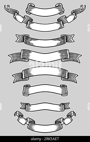 ribbon banner set vector illustration Stock Vector Image & Art - Alamy