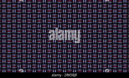 Abstract seamless background, steel texture of intertwined metal fibers, vector illustration. Stock Vector
