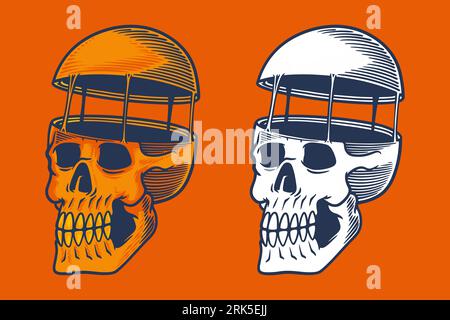 waterpool skull head vector illustration Stock Vector Image & Art - Alamy