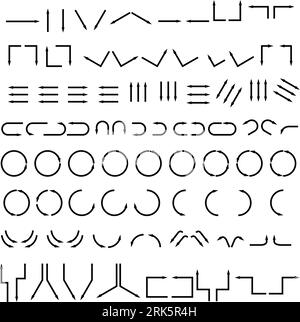 Arrows set. Arrow icon collection. Set different arrows or web designs. Arrow flat style isolated on white background - stock vector. Arrow vector Stock Vector