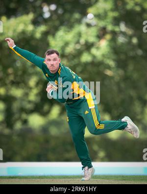 Radlett CC, 15 August, 2023. The Metro Bank One Day Cup - Middlesex vs Notts Outlaws. Stock Photo