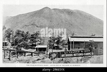 THE MOUNTAINS OF CULM AT SHAMOKIN, Pennsylvania from the Article ...