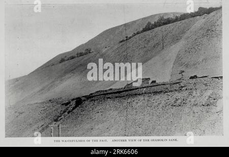 Great Culm Bank at Shamokin Pennsylvania from the Article October 1896 ...