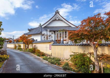 Nakatsu, Japan - Nov 26 2022: Myoren-ji Temple situated a little south of the center of the Tera-machi district Stock Photo