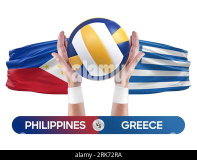 Greece vs Philippines national teams volleyball volley ball match