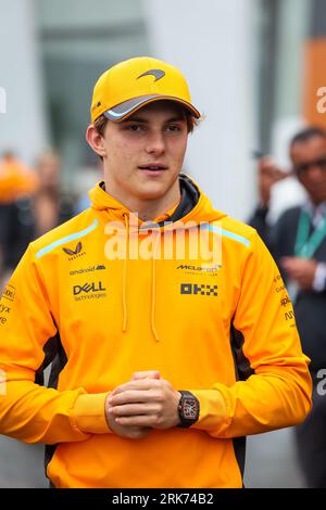 ZANDVOORT, NETHERLANDS - AUGUST 25: Oscar Piastri of McLaren F1 Team ...