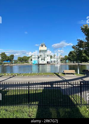 Canada, Montréal, Quebec, St Laurent, Grande roue, Belle vue, Port de montre&l,tourisme montreal, Ile Ste helene Montreal, Cabine , Plan d’eau,decors, Stock Photo