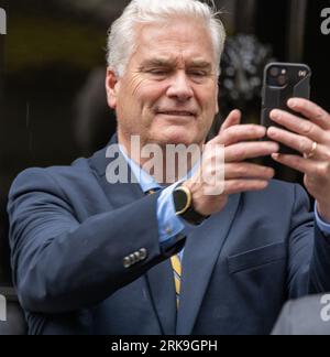 London, UK. 24th Aug, 2023. US Senators visit 10 Downing Street, London UK Senator Tom Emmer Credit: Ian Davidson/Alamy Live News Stock Photo