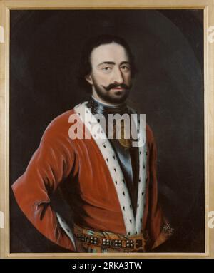 Alexander Bagratio, Prince of Georgia, Commander of the Russian Artillery at the Battle of Narva by Martin Mytens Stock Photo